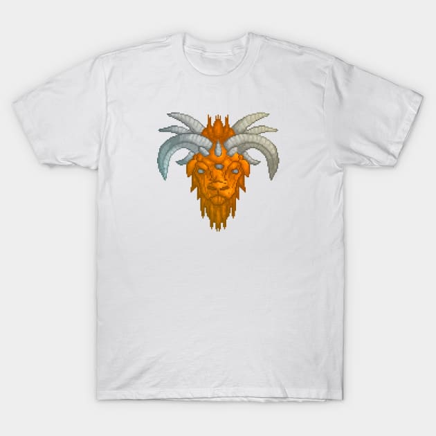 Gold Demonic Argali T-Shirt by goretb